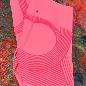Neon Pink Geometric Leggings- Never worn Fanka leggings!